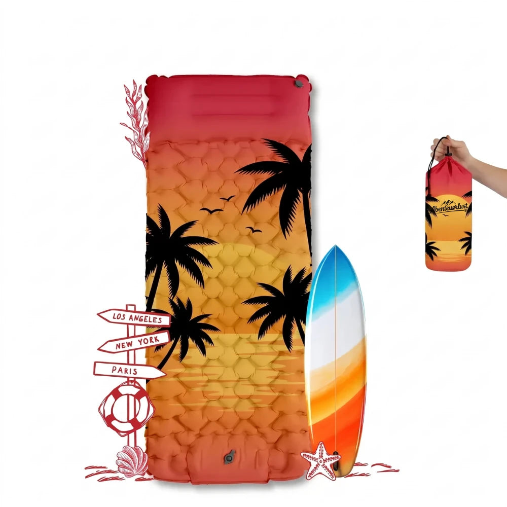 Die Festival-Isomatte, die kleiner als eine Wasserflasche ist